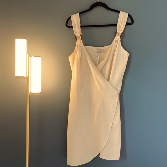 ASOS Linen Mini Wrap Sundress - Picture 5 of 8